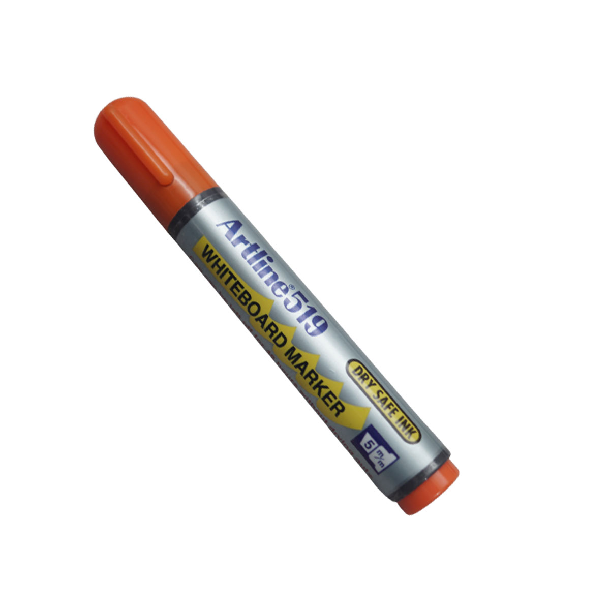 Artline 519 Orange Color Writing Cut Tip Dry Safe Ink White Board Marker SKU 20314