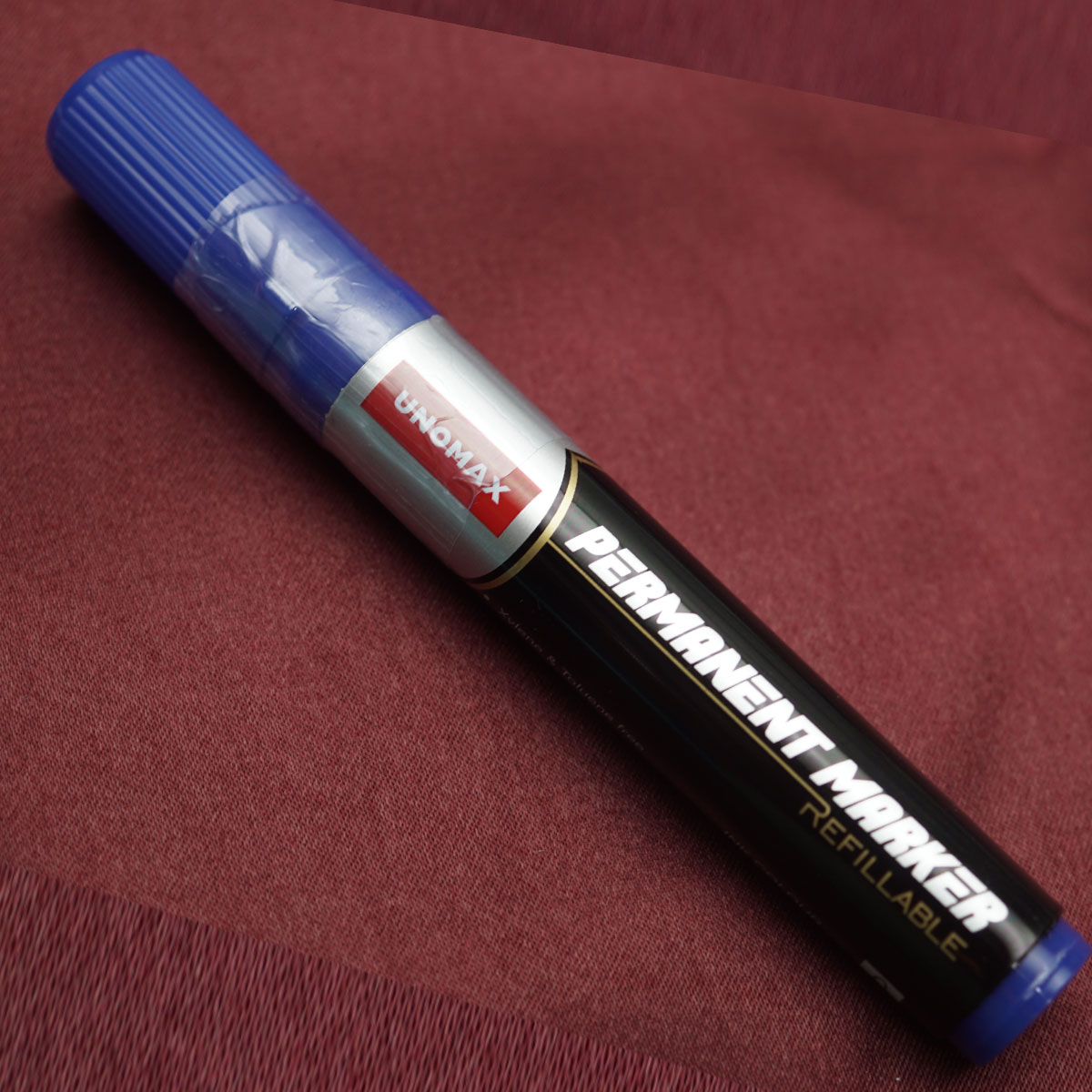 Unomax Blue Color Permanent Marker SKU 20362