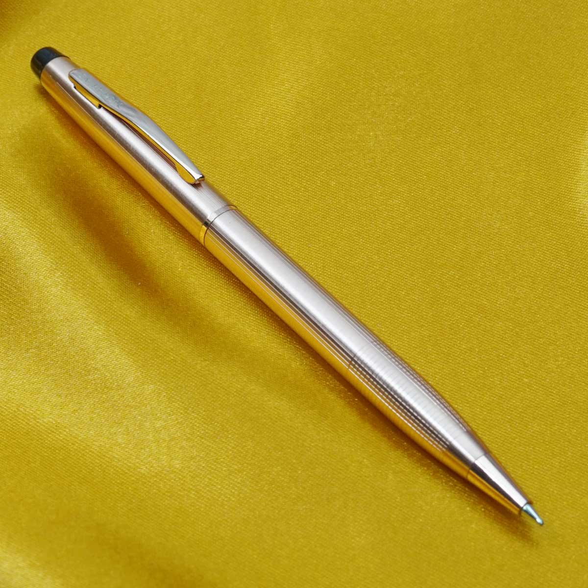 Submarine 1064 Full Copper Color Body With Fine Tip Twist Type Ball Pen SKU 20445
