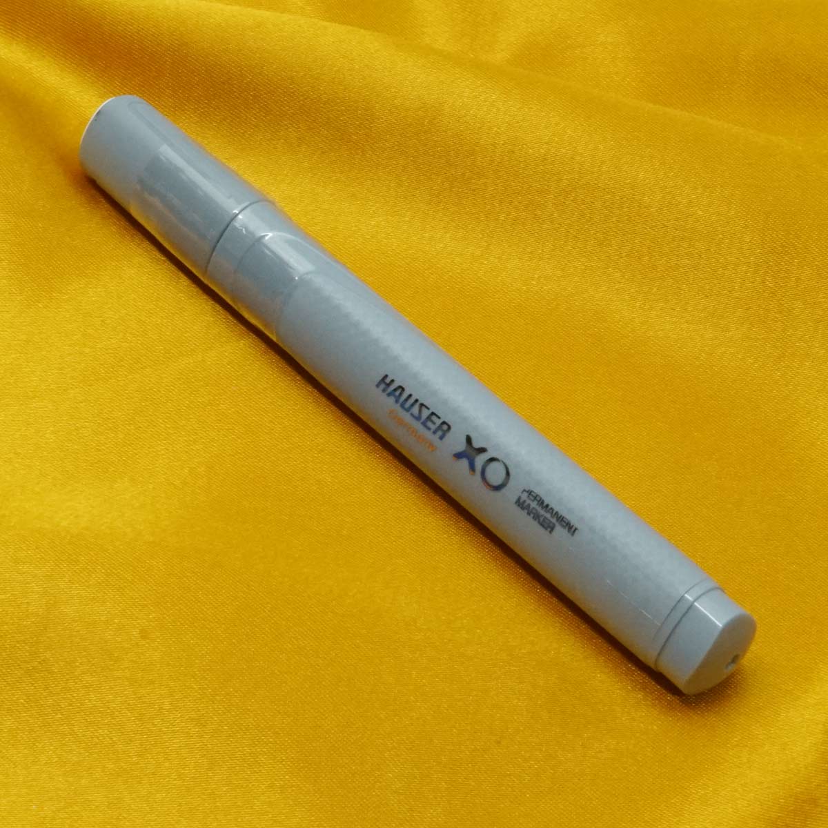 Hauser XO Sky Grey Color Body With Bullet Tip Black Color Permanent Marker SKU 20471