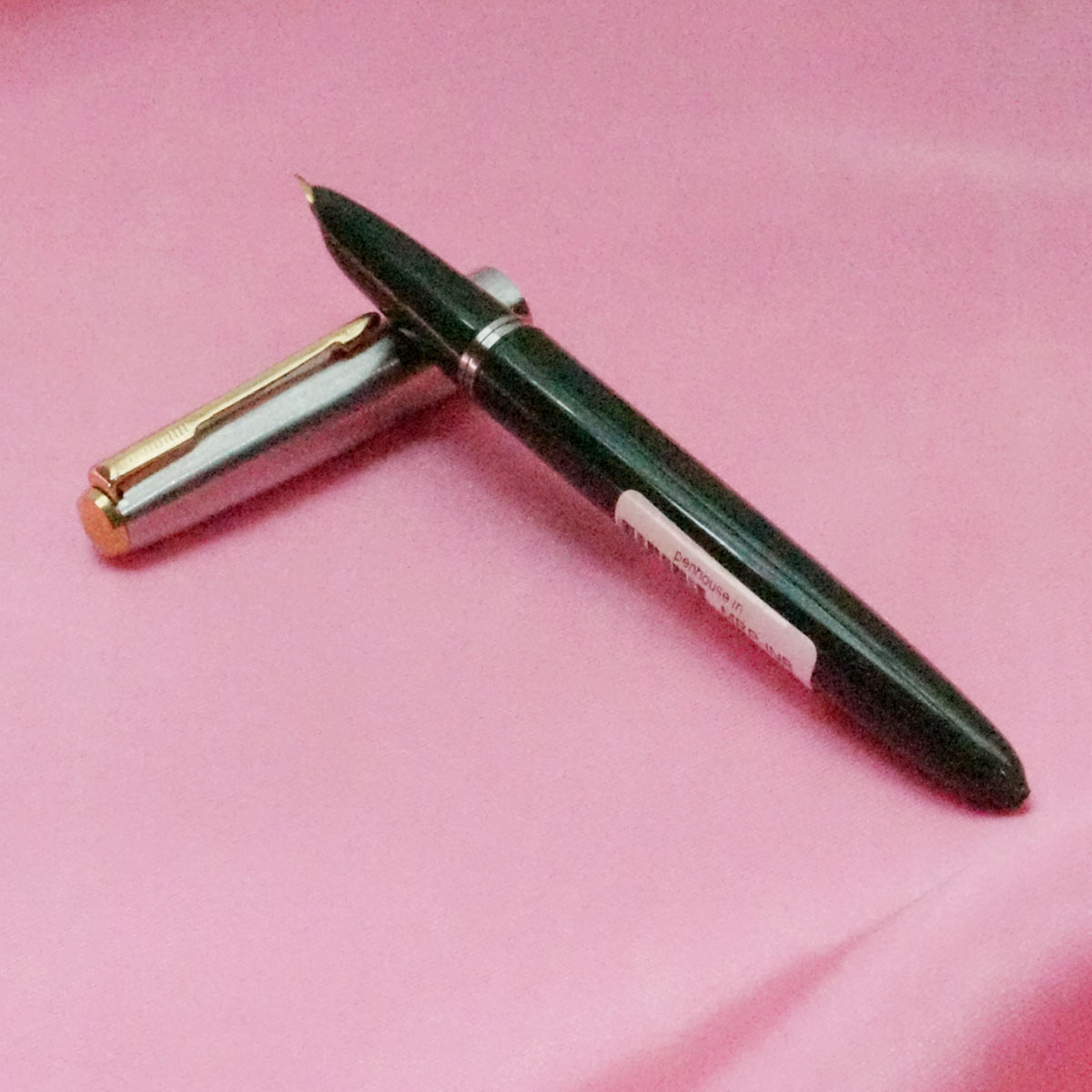 Arihant No.51 Green Color Body and Silver Cap with Gold Trims No.51 GP