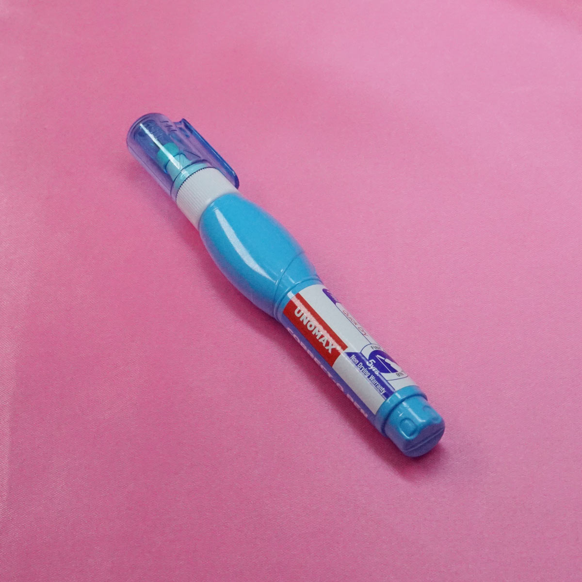 Unomax Correct-O Pen Sky Blue Color Body Correction Pen SKU 20877