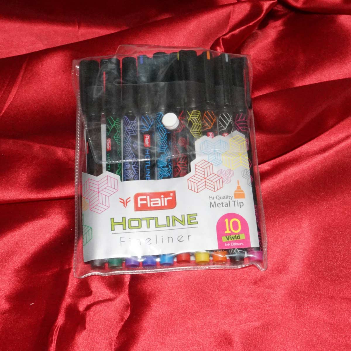 Flair Hotline Multicolor Writing With Metal Tip Fineliner Set SKU 20978