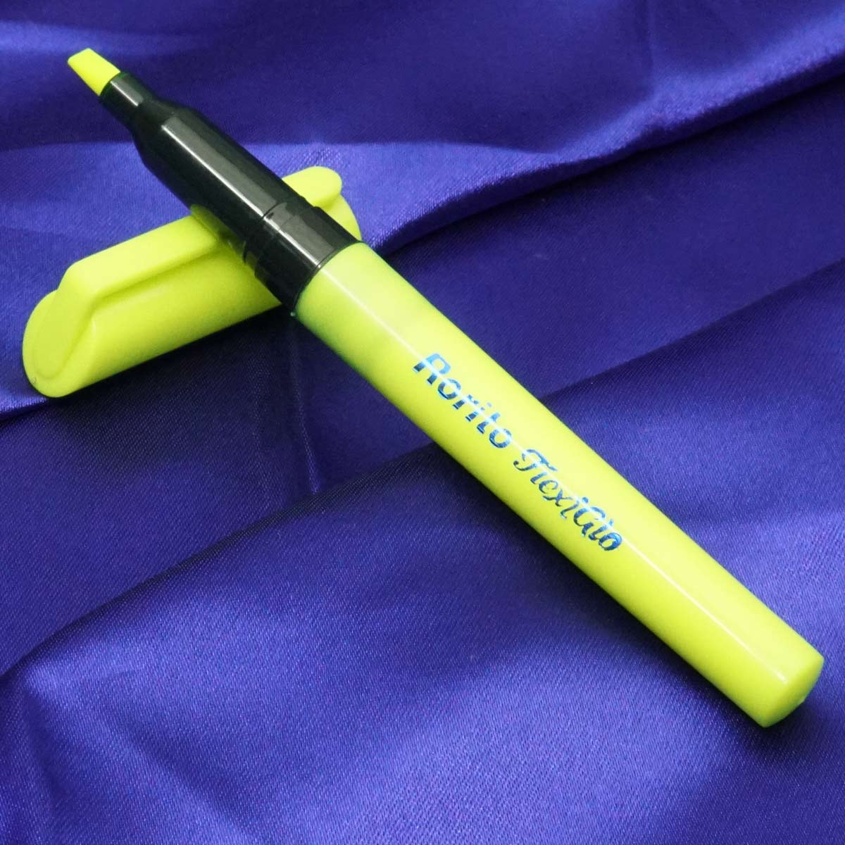Rorito Flexi Glo Yellow Color Writing Pen Type Highliter SKU 21021