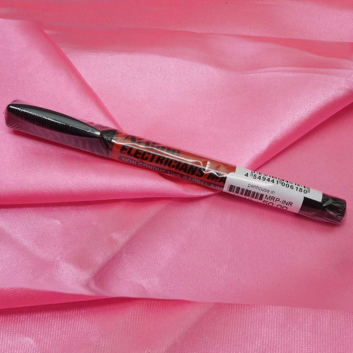 Artline Electricians  Marker Red Color Body Black Writing 1.0 And 0.4mm Dual Nib  SKU 21035