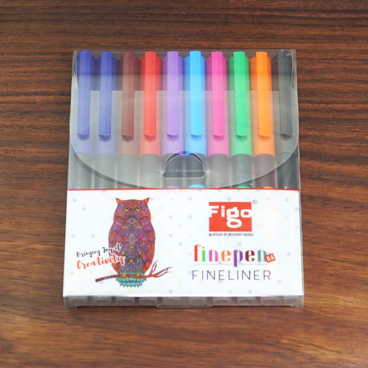 Figo Finepen 0.6 Tip 10 Colors Fineliner Set SKU 21222