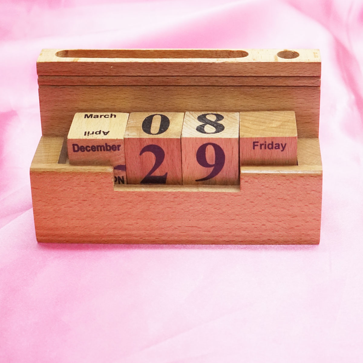 Penhouse.in Wooden Pen Stand And Card Holder  SKU 21768