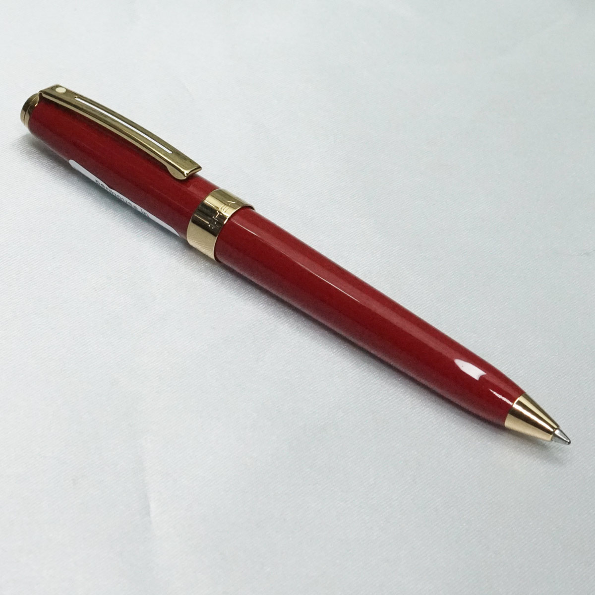 Sheaffer Prelude Red color body and Cap with Gold Trims Twist Ball pen SKU 21794