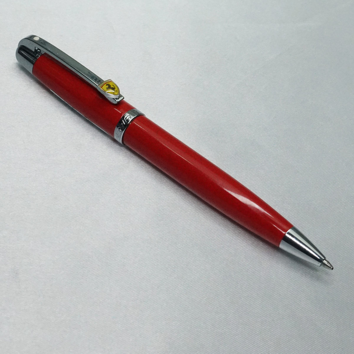 Sheaffer 300 Red Color Body with Silver Trims Twist Ball Pen SKU 21801