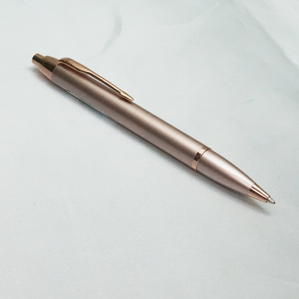 penhouse.in Rose Gold Body and Trims Retractable Ball Pen SKU 21846