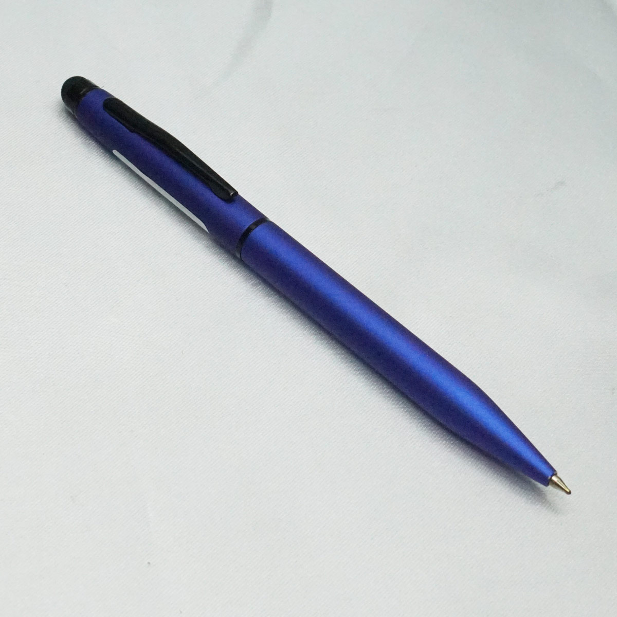 penhouse.in Blue Body and Cap with Black Trims with Stylus Fine Tipped Twist Ball Pen SKU 21886