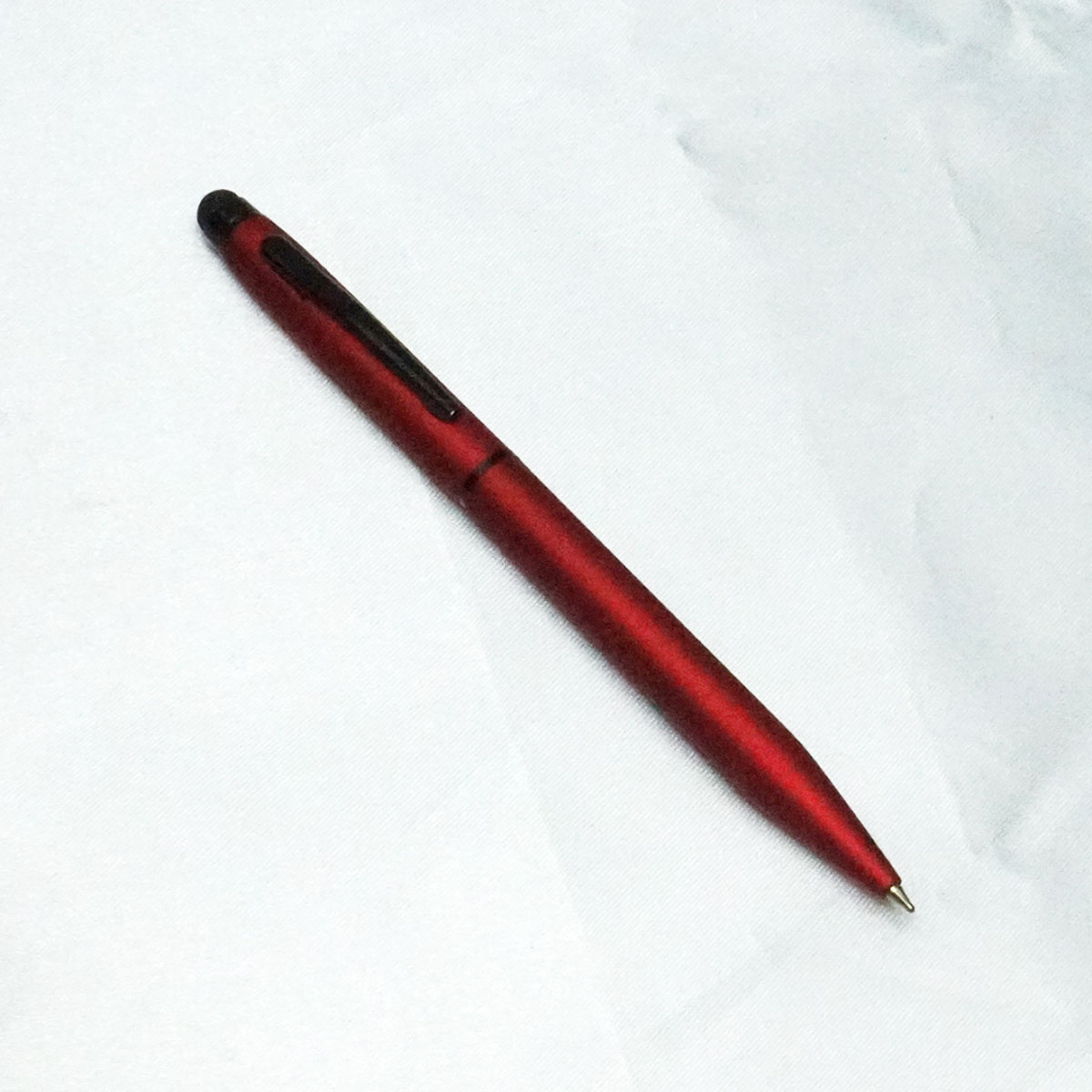 penhouse.in Red Body and Cap with Black Trims with Stylus Fine Tipped Twist Ball Pen SKU 21887
