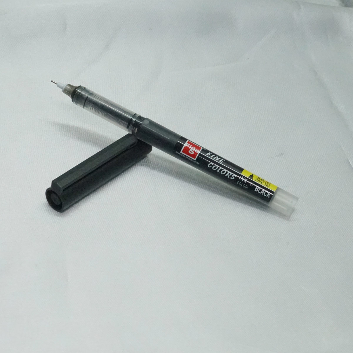 Figo Fineliner 0.6mm Pipe Tip Black Writing SKU 21927