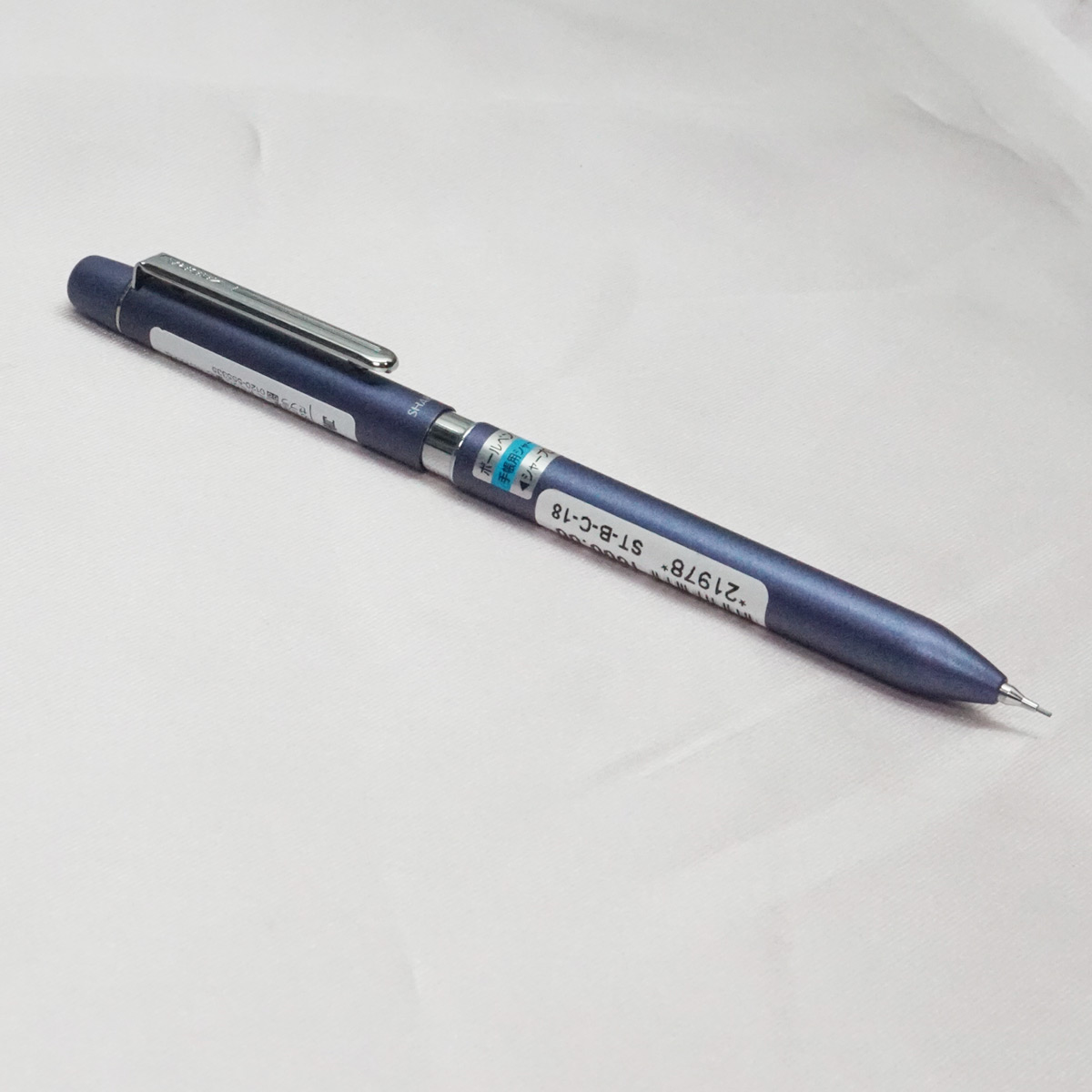 Zebra SBA1 Blue Color Body and Cap Two in One Fine Tip Ball Pen and Pencil SKU 21978