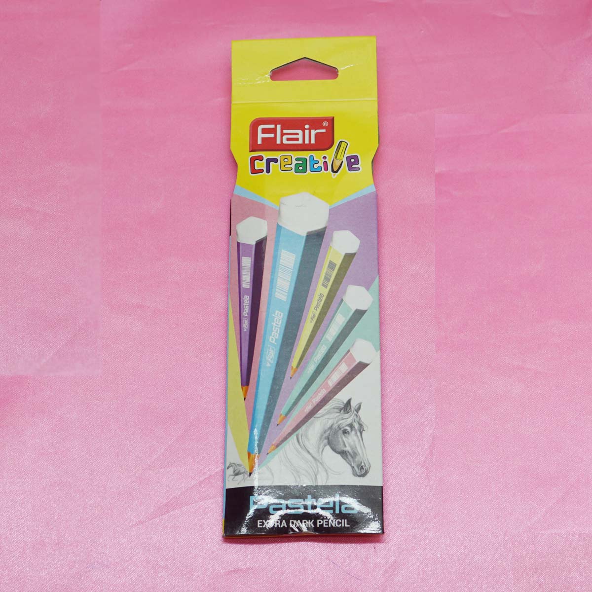 Flair Creative Pastela Extra Dark Pencil Pack of 5 Pieces SKU 22025