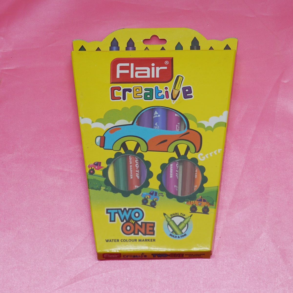 Flair Creative Two in One Water Color Marker DUO Fine Tip Pack of 10 SKU 22027