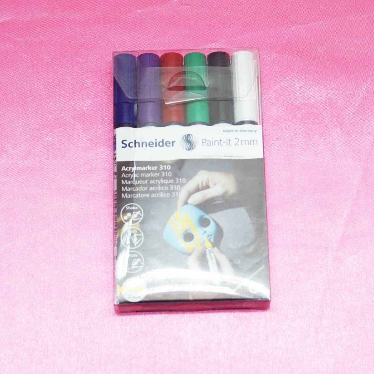 Schneider 120195  Acryl Marker 2mm Pack of 6  SKU 22056
