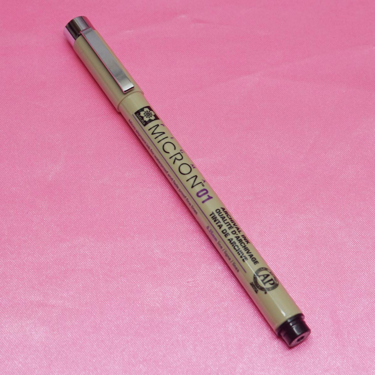Sakura Pigma Micron 01 Black Writing Art Pen SKU 22057