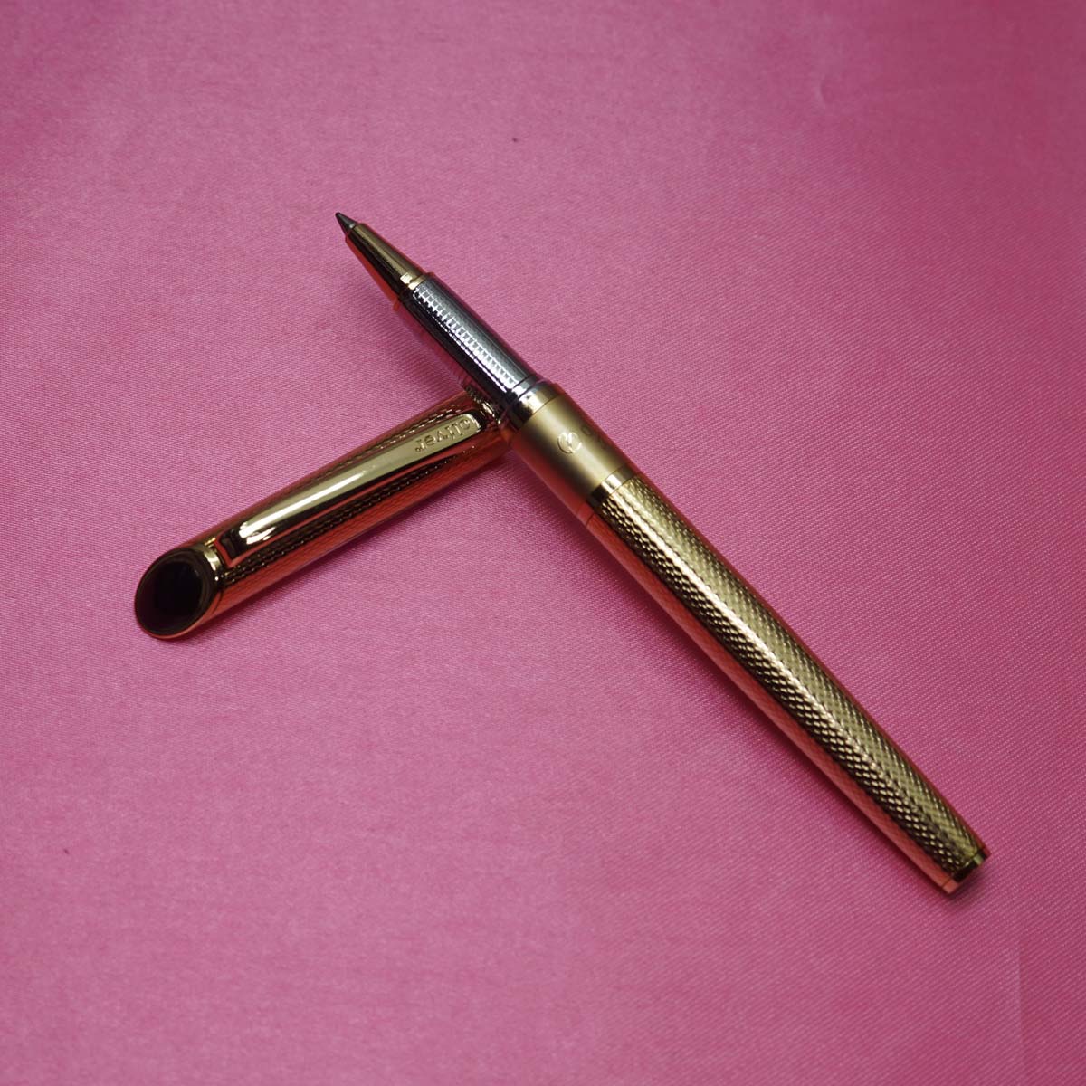 Oliver Micro Gold Body and Cap Roller Ball Pen SKU 22184