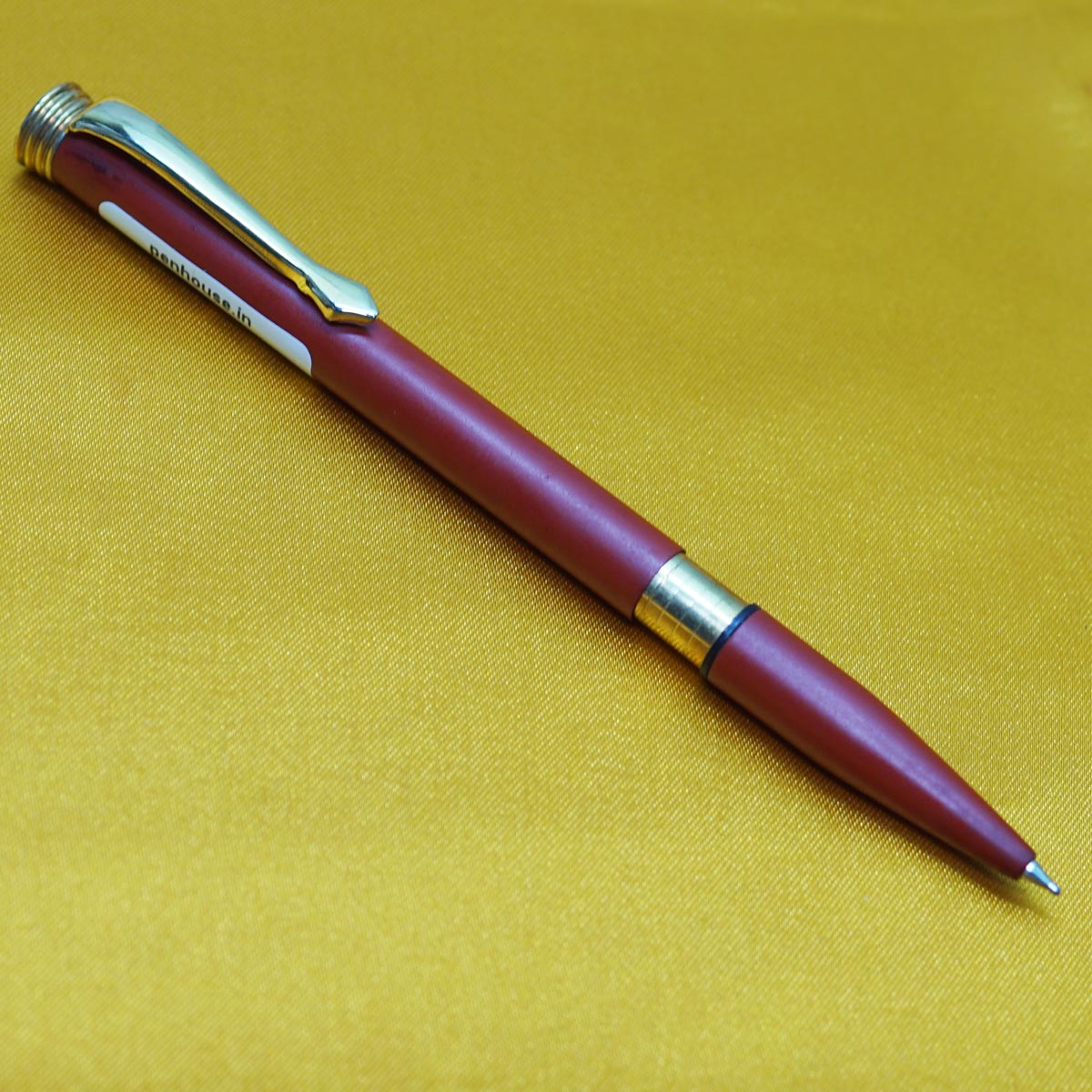Piano Red Color Body Retractable Ball Pen SKU 22264