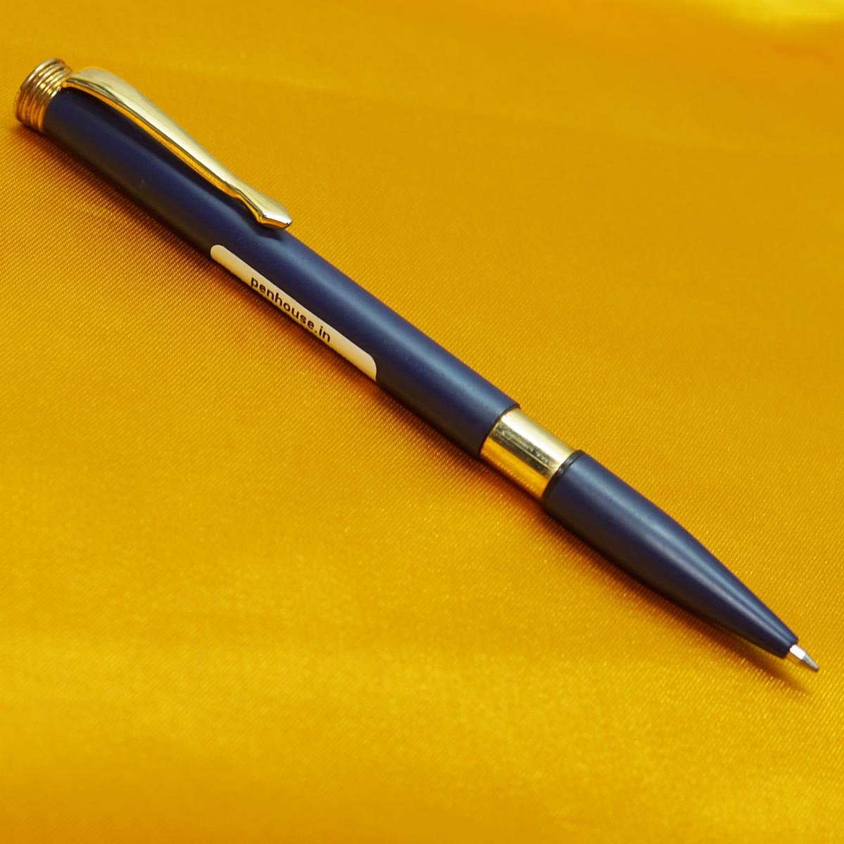 Piano Blue Color Body Retractable Ball Pen SKU 22265