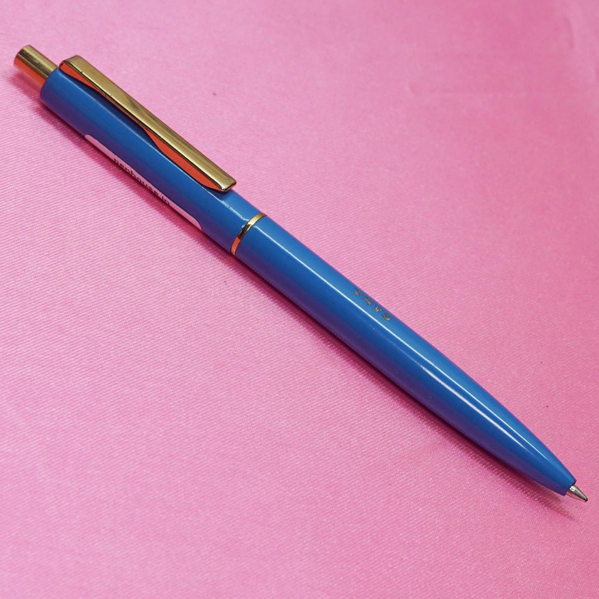 Gama Blue Color Body and Cap Retractable Ball Pen SKU 22267