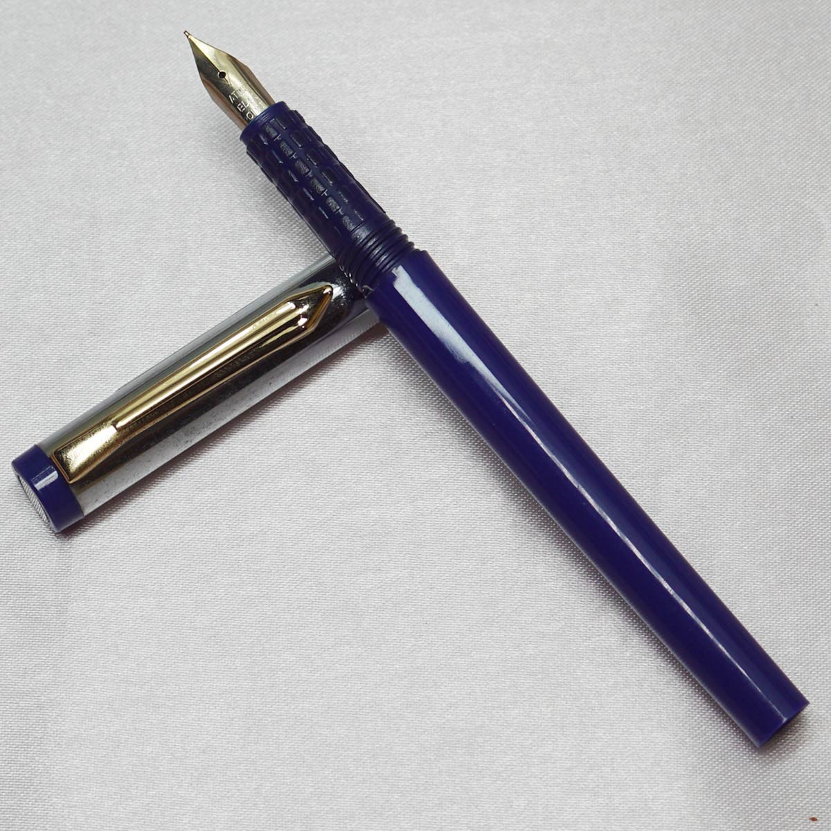 penhouse.in Blue Color Body With Silver Cap and Gold Clip Fine Nib Eye