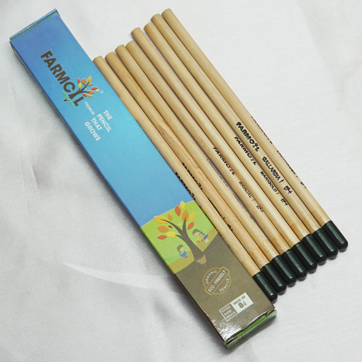 Farmcil Organic Pencil With Multi Vegetable & Flower Seeds SKU 22438
