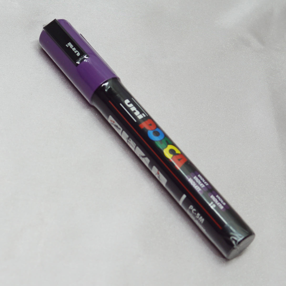 Uniball Posca PC-5M Bullet Medium Tip 1.8 - 2.5mm Opaque Violet Color and Water Based Paint Marker SKU 22476