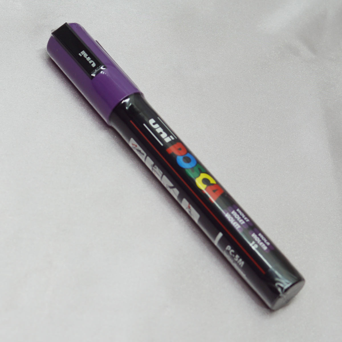 Uniball Posca PC-5M Bullet Medium Tip 1.8 - 2.5mm Opaque Violet Color and Water Based Paint Marker SKU 22476