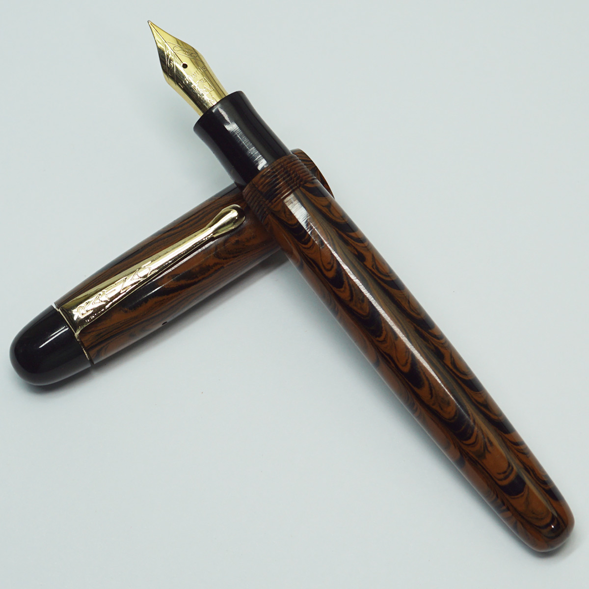 Ratnam Supreme Torpedo Special Handmade Dark Brown With Black Marble