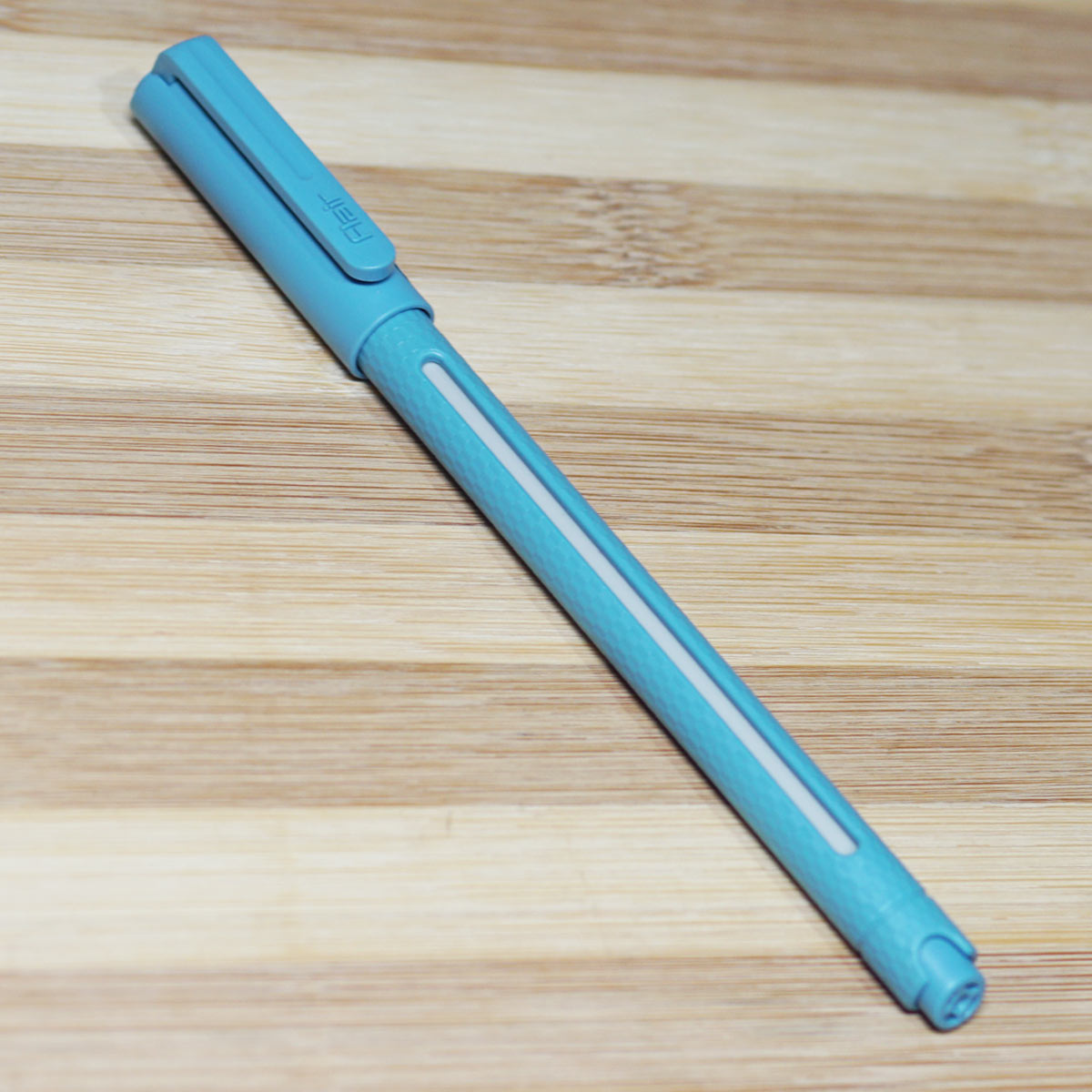 Flair Yolo Blue Color Body With Cap Fine Tip Blue Writing Cap Type Gel Pen SKU 22711