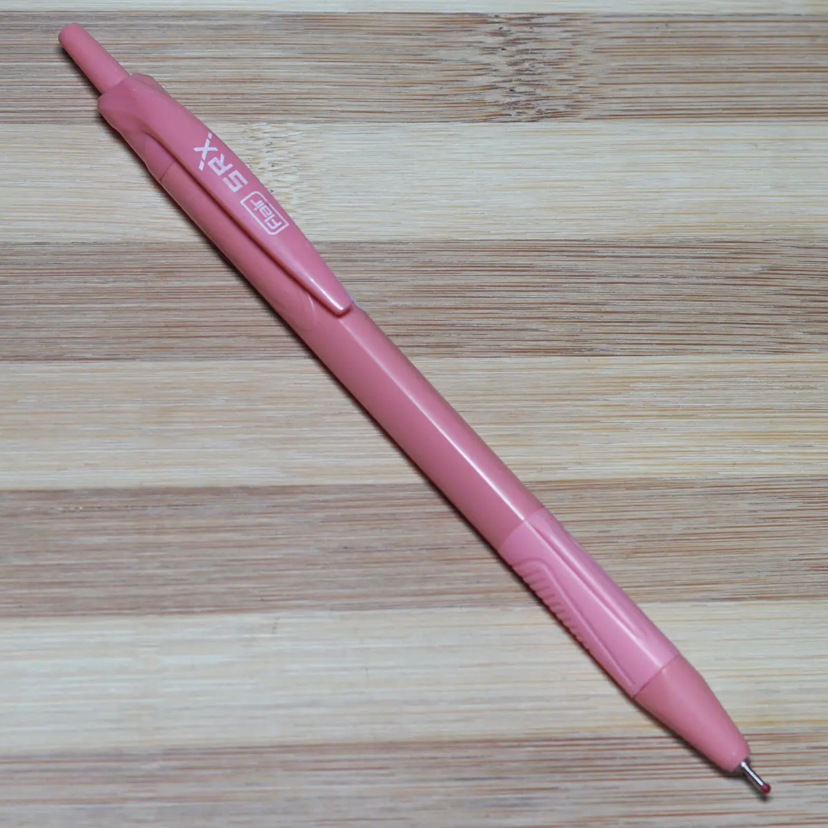Flair SRX Pink Color Body With Clip Fine Tip Retractable Type Ball