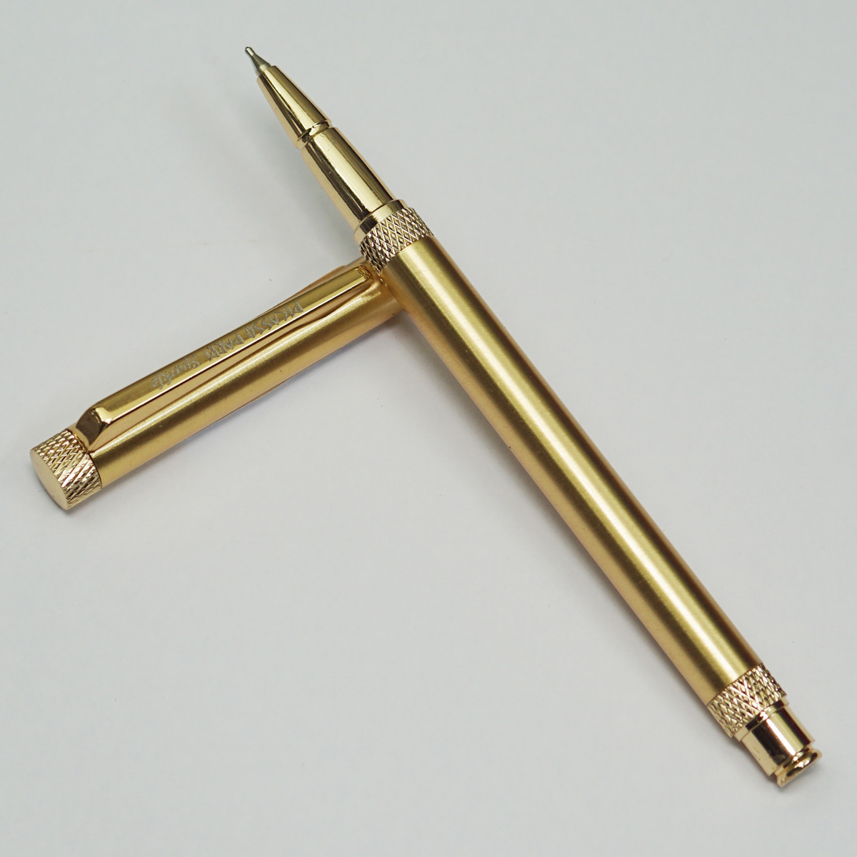 Picasso Parri Sparkle Full Gold Color Body With Cap Fine Tip Cap