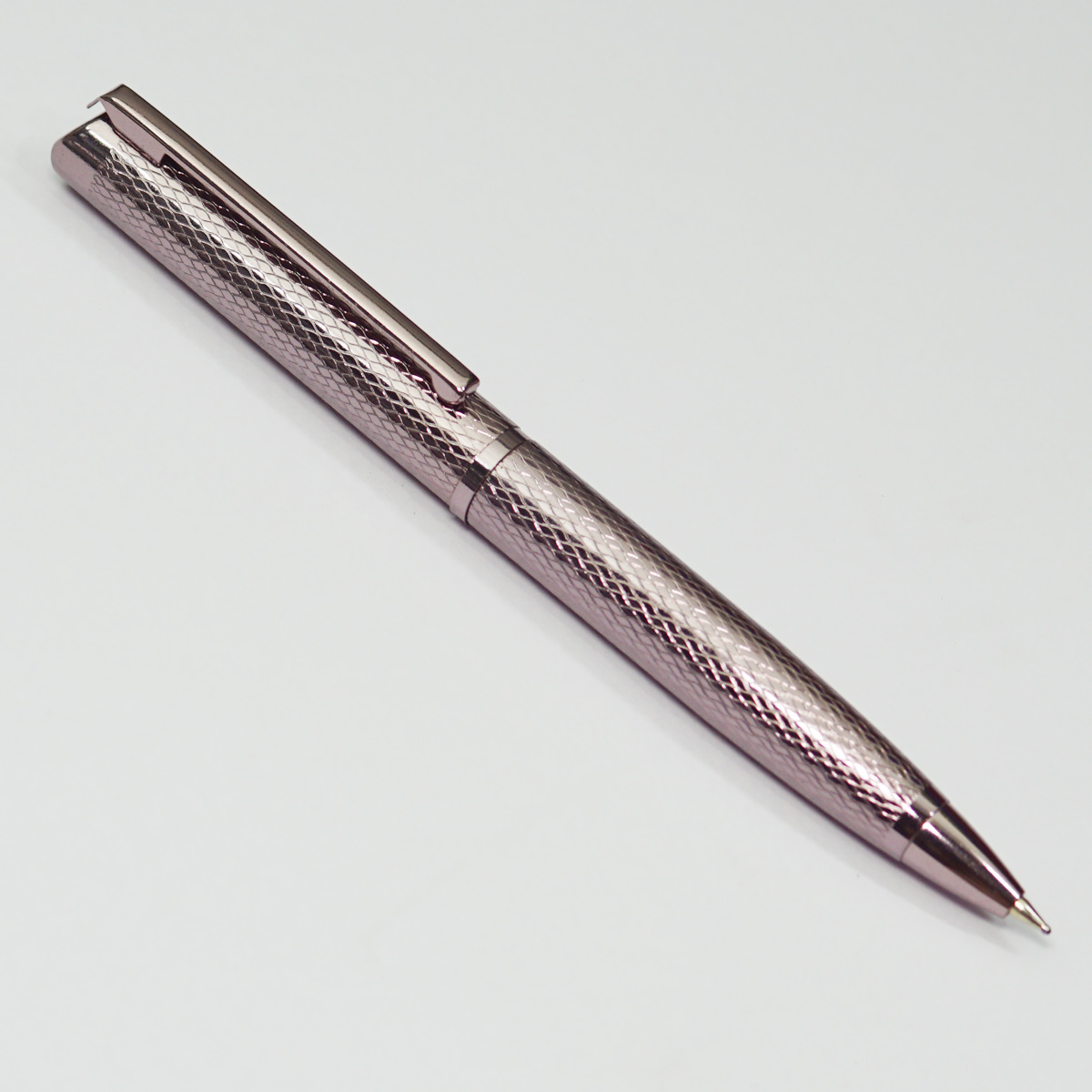 Picasso Parri Brown Metal Color Body With Cap Fine Tip Twist Type Ball Pen SKU 22858