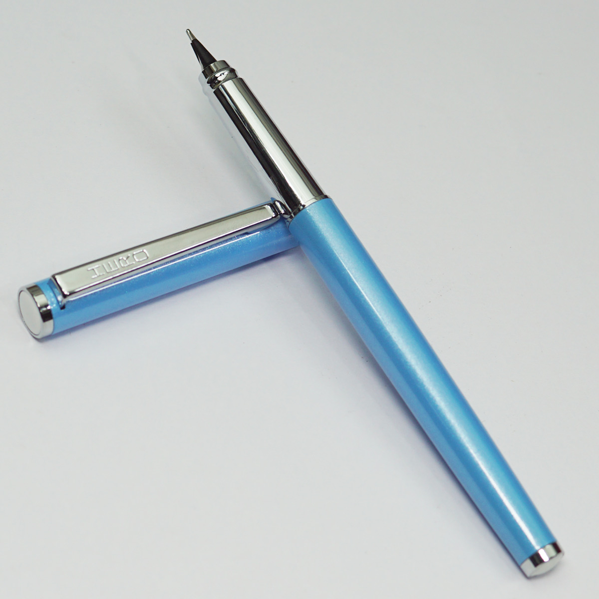 Hero 70F Blue Color Body With Cap 360 Nib Rubber Sac Model Fountain Pen SKU 22972