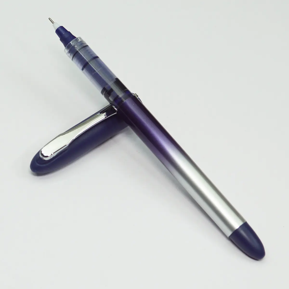 Platignum Needle Tip Blue Color Designed Body With Silver