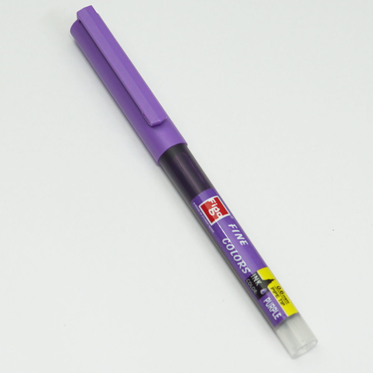 Figo Fine liner 0.6 mm Pipe Tip Violet Writing SKU 23078