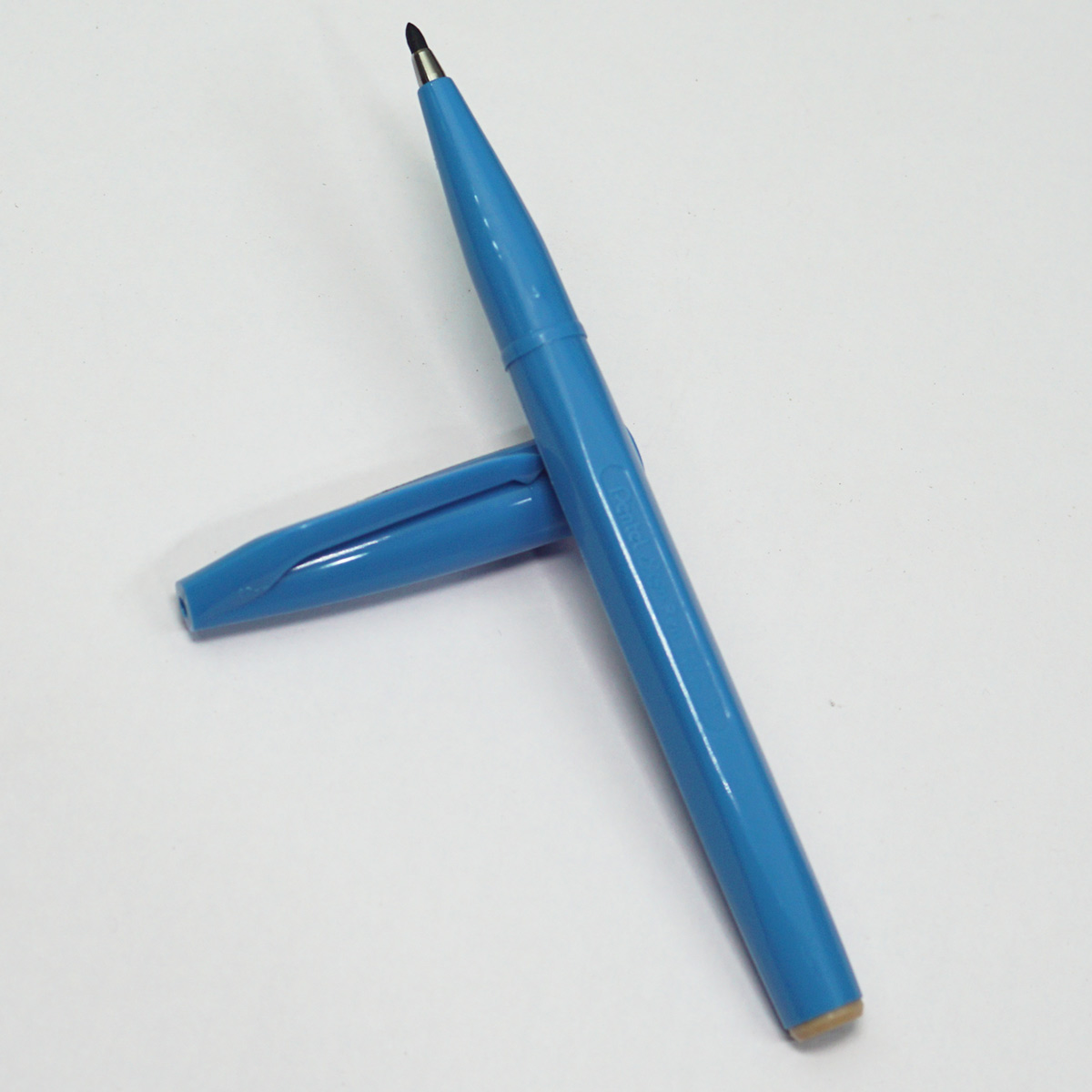 Pentel S520 Sign Pen 2.0mm Blue Color Writing With Fiber Tip Marker  SKU 23245