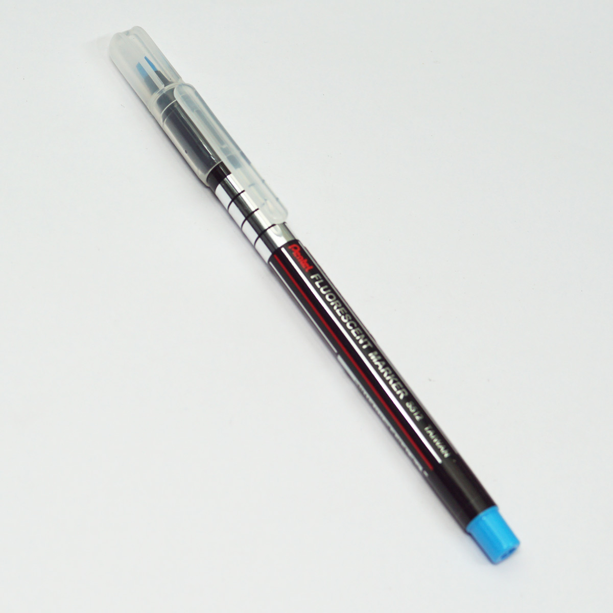 Pentel S512 1.0mm- 3.5mm Chisel Tip Blue Color Writing Flourescent Highlighter SKU 23251