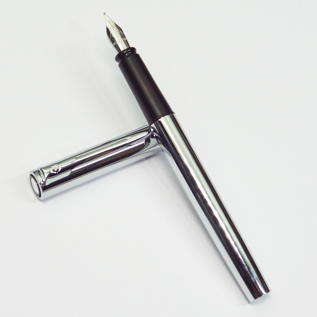 Waterman Phileas Chrome Body With Fine Nib Converter Type Fountain Pen SKU 23273