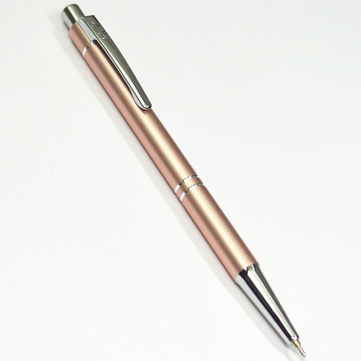 Flair Slim Peach Color Body With Silver Clip Fine Tip Retractable Type ...