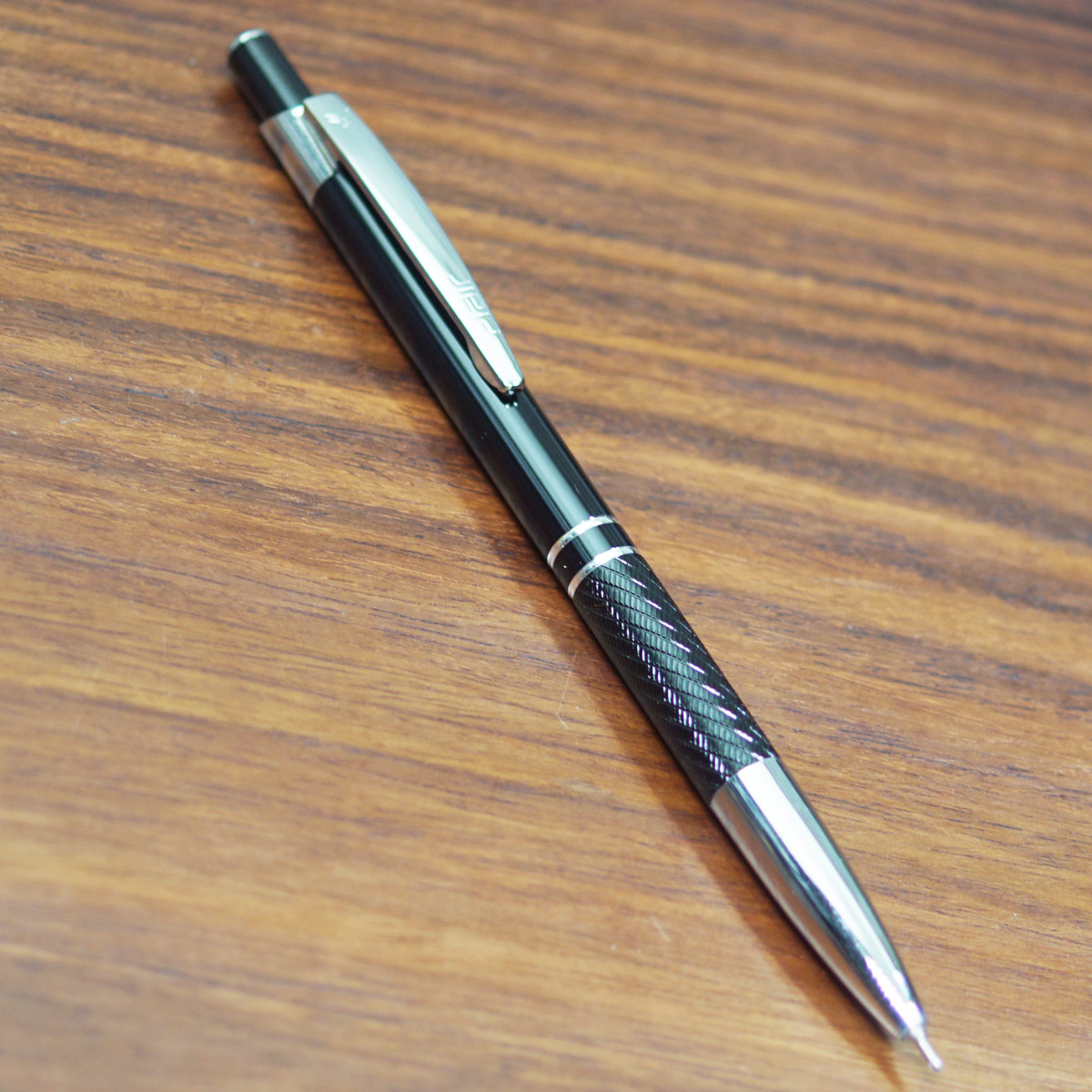 Flair Miami Black Color Body With Silver Clip Fine Tip Retractable Type Ball Pen SKU 23463