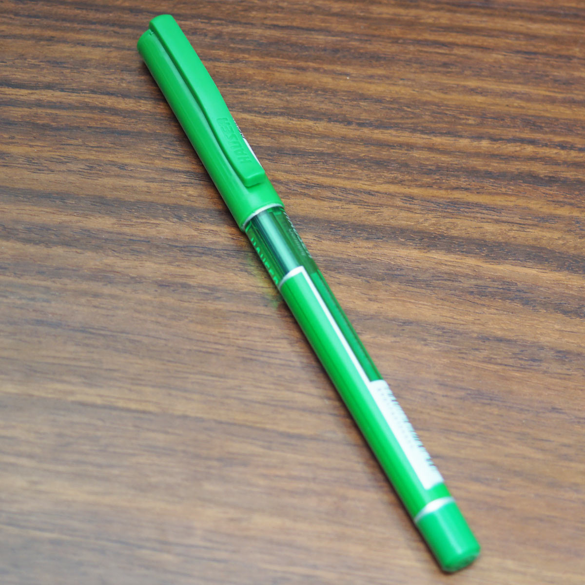 Hauser Sonic X Green Color Body with Cap Fine Tip Green Writing Cap Type Gel Pen SKU 23504