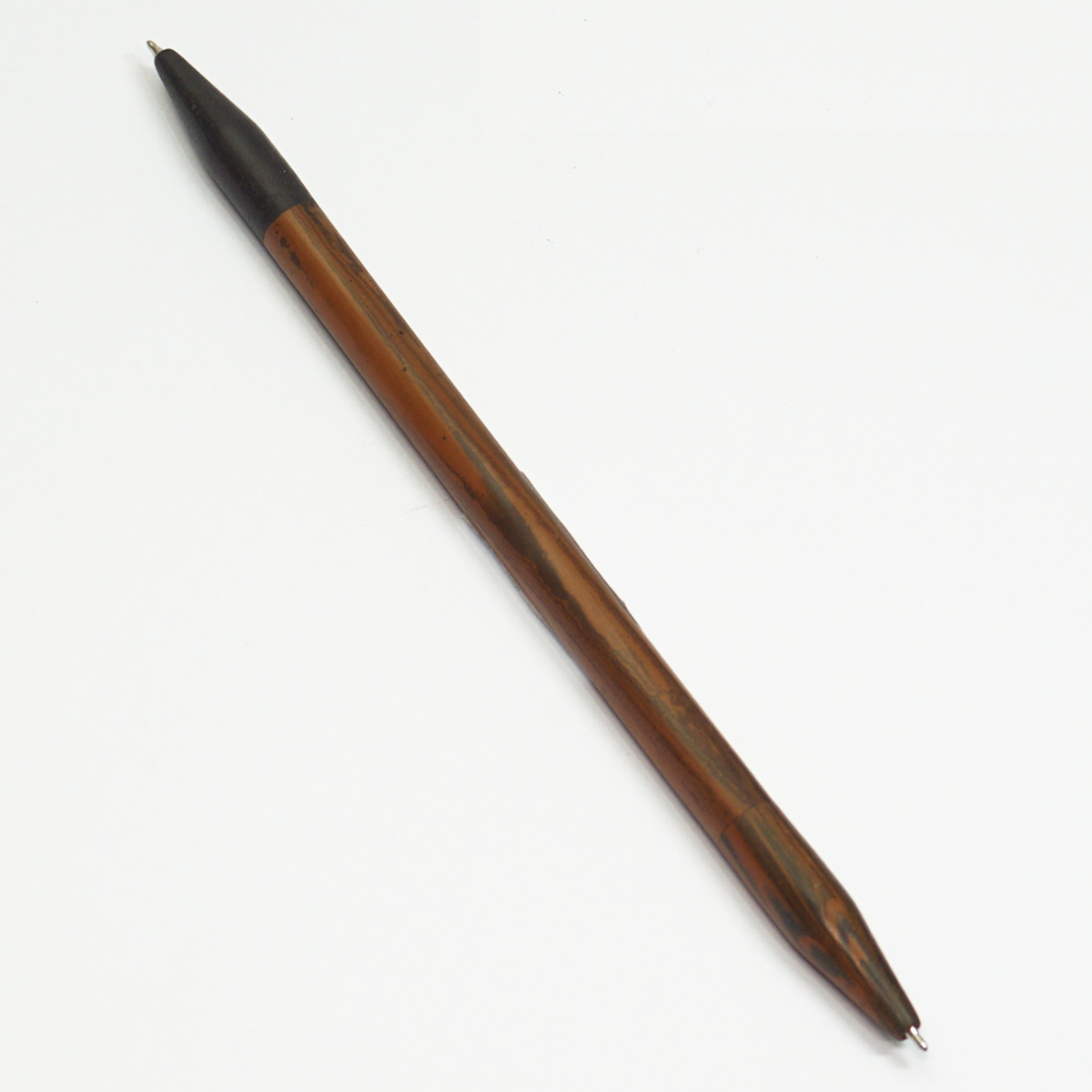 Gama Brown With Black Color Body With 2 Side Writing And Without Cap Ball Pen SKU 23550