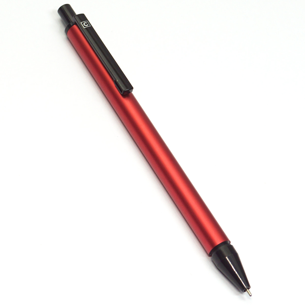 Cello Success Select Red Color Body With Black Clip Fine Tip Click Type Ball Pen SKU 23565