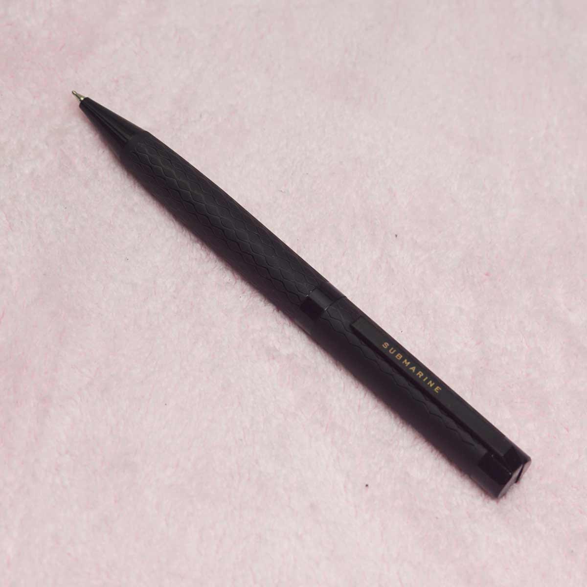 Submarine 1071 Black Color Body Designed With Fine Tip Twist Type Ball Pen SKU 23591