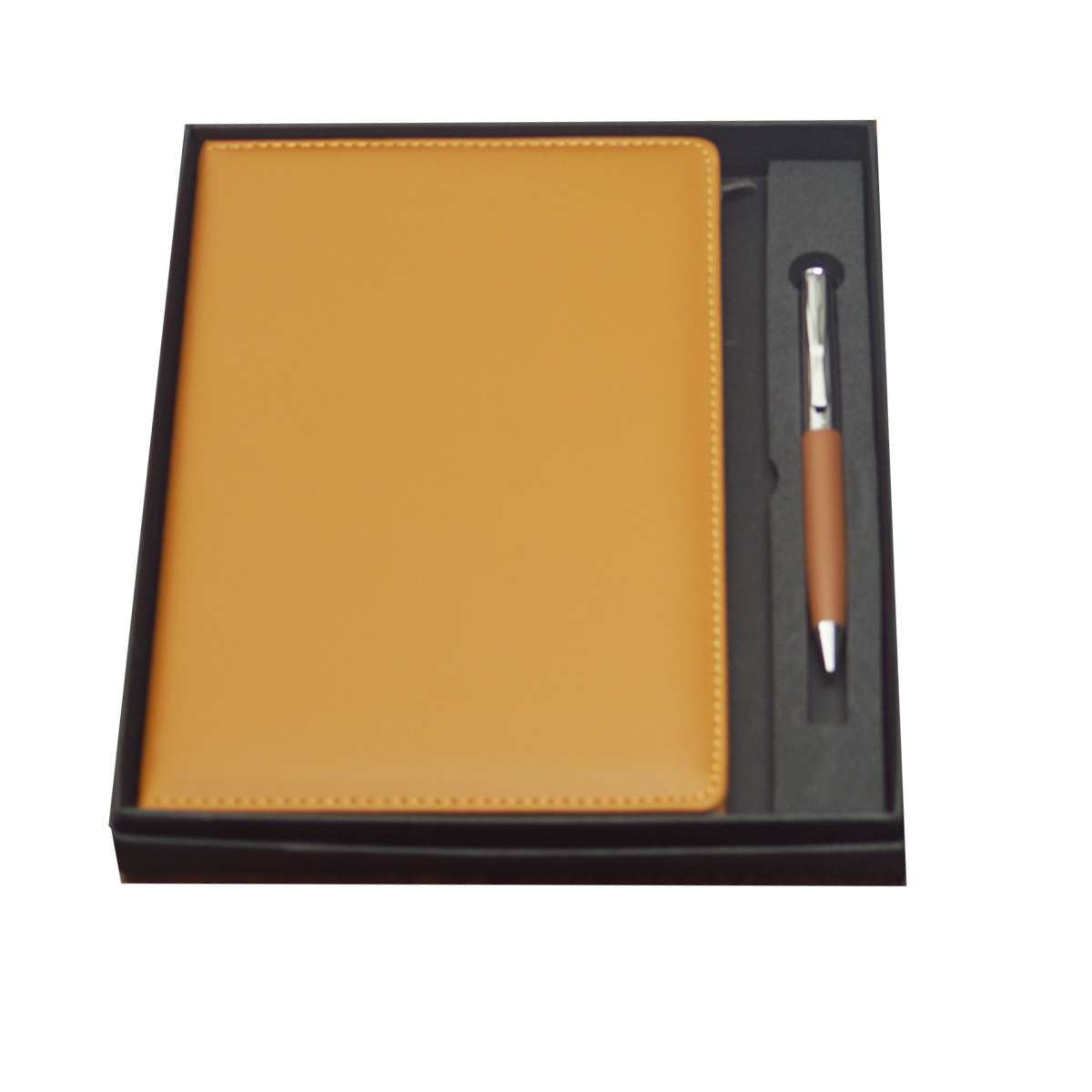 penhouse.in 912 Brown Color A5 Dairy With Brown Color Twist Type Ball Pen 2 in 1 Set SKU 23617