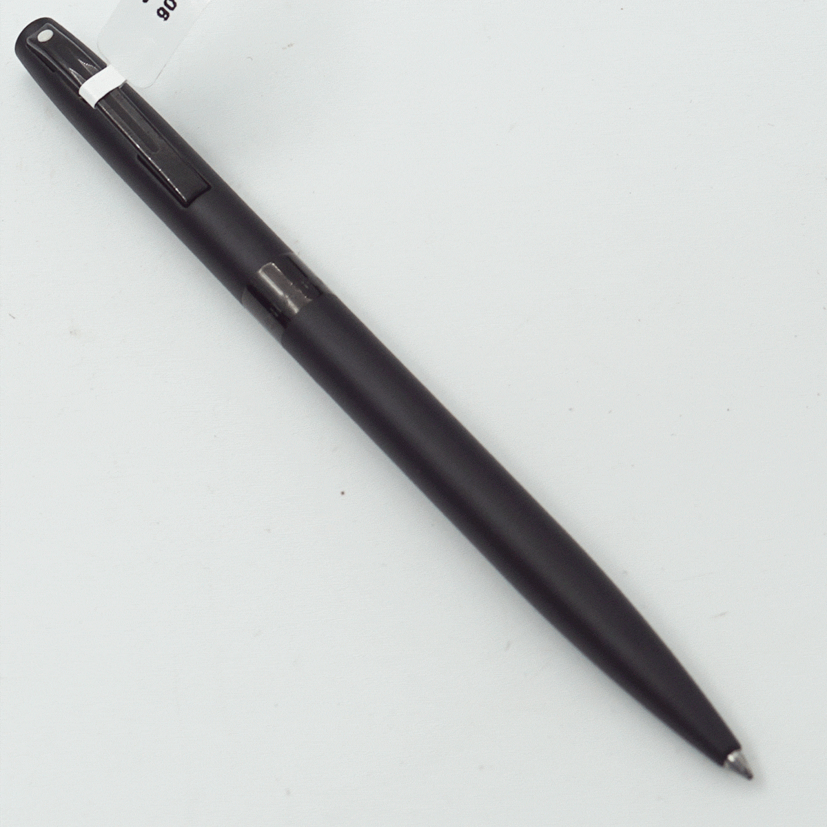 Sheaffer 9017 Mat Black Color Body With Cap And Black Clip Medium Tip Retractable Type Ball Pen SKU 24164