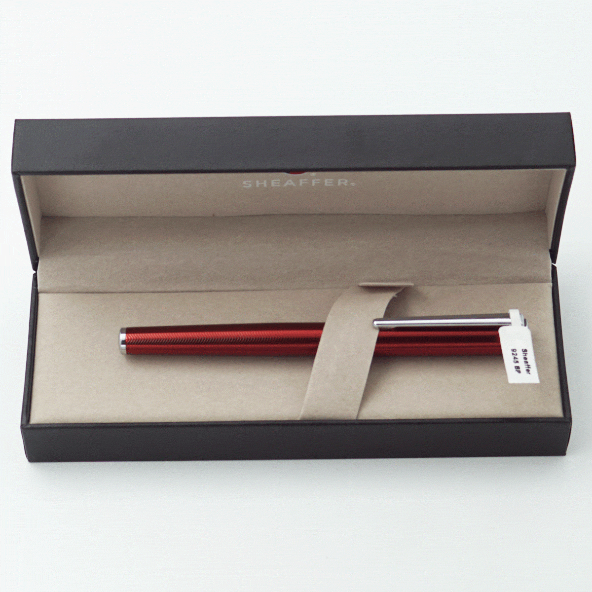 Sheaffer 9245 Red Color Body With Cap Medium Tip Roller Ball Pen